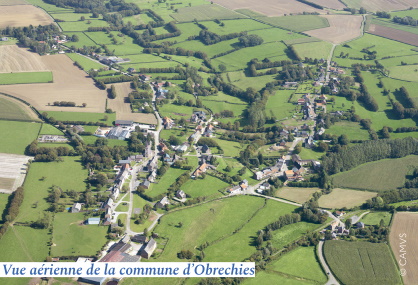 Photo aérienne d'Obrechies